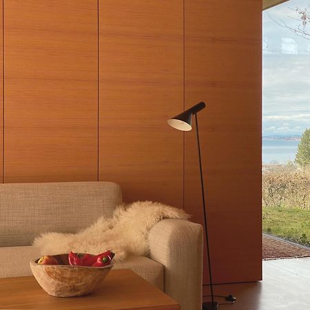 ブレゲンツHaus Am Felsen, Ferien In Vorarlberger Architekturアパートメント エクステリア 写真